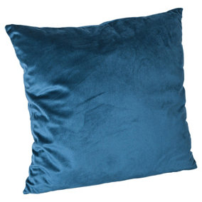 Square Velvet Cushion - 55cm x 55cm - Blue