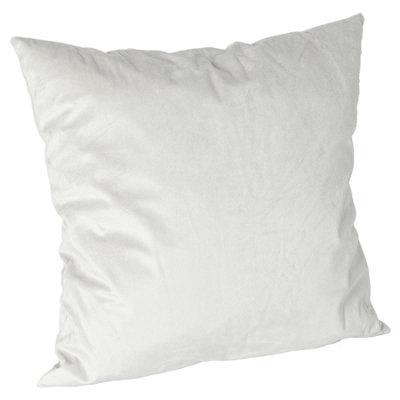 Square Velvet Cushion - 55cm x 55cm - Cream