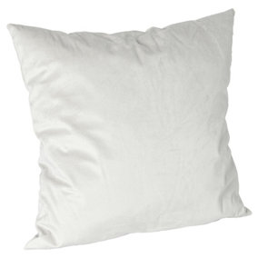 Square Velvet Cushion - 55cm x 55cm - Cream