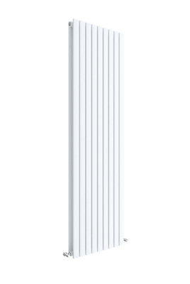 Square Vertical Double Panel Radiator - 1800mm x 528mm - 5810 BTU - Satin White Price Comparisons | Compare The Build