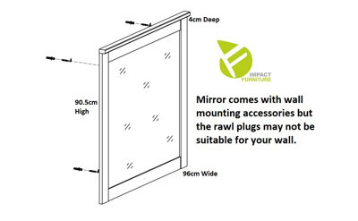 Square Wall Mirror Shabby Chic White Wash Pine / Oak Effect Frame 90 x 96cm Loksa