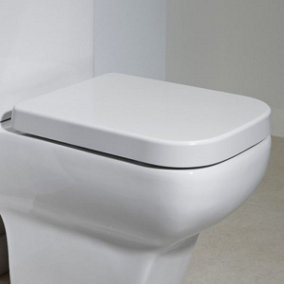 Square Wrap Over Soft Close Toilet Seat - RAK Series 600 Vitra S20 R2 Mini Pura