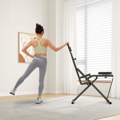 Squat Machine for Home, Foldable Exercise Equipment, Squat Rowing ...