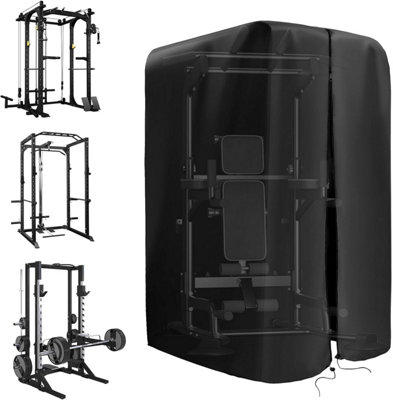 Squat Rack Cover, Gym Rack Cover with Waterproof Zipper, Protective ...