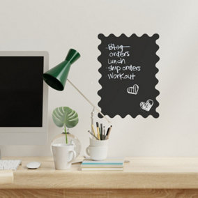 Squiggle Chalkboard Wall Stickers In A1