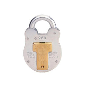 Squire - 220 Old English Padlock with Steel Case 38mm
