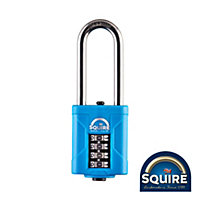 Squire - Combination Padlock - Stainless Steel 2.5" Long Shackle - CP40S/2.5 (Size 40mm - 1 Each)