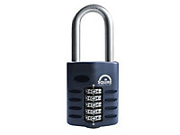 Squire - CP60/2.5 Combination Padlock 5-Wheel 60mm Extra Long Shackle 63mm