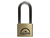 Squire - LN5/2.5 Lion Brass Padlock 5-Pin 50mm - 65mm Long Shackle