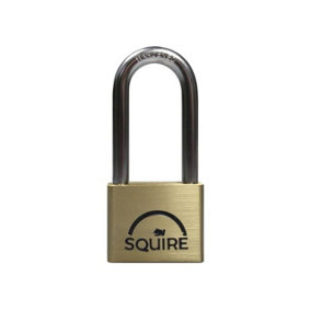 Squire - LN5/2.5 Lion Brass Padlock 5-Pin 50mm - 65mm Long Shackle