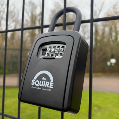 Squire Portable Key Safe 4 Wheel Combination KEYKEEP1 PB