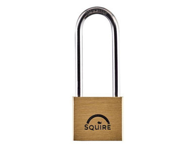 Squire - Premium Brass Lion Padlock - 2.5" Stainless Steel Shackle - LN4S/2.5 (Size 40mm - 1 Each)