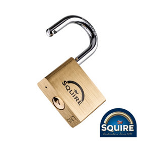 Squire - Premium Brass Lion Padlock - Keyed Alike - LN5 KA1 (Size 50mm - 1 Each)
