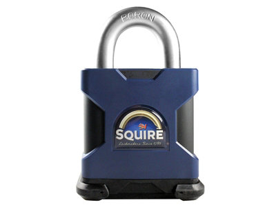 Squire SS65S Stronghold 65mm Solid Steel Padlock with CEN5 Security Rating for Ultimate Protection
