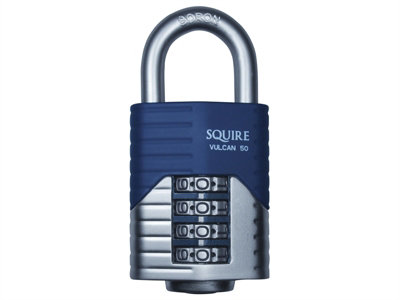 Squire VULCAN COMBI 40 Vulcan Open Boron Shackle Combination Padlock 40mm HSQVC40