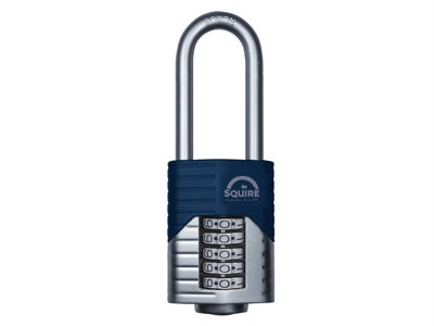 Squire VULCAN COMBI 60/2.5 Vulcan Long Boron Shackle Combination Padlock 60mm HSQVC60LS