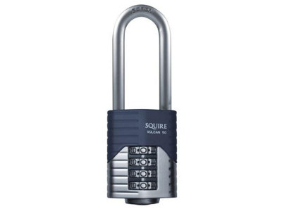 Squire - Vulcan Long Boron Shackle Combination Padlock 40mm