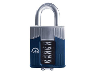 Squire - Warrior High-Security Open Shackle Combination Padlock 65mm