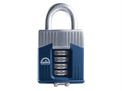 Squire WC45BX Warrior High-Security Open Shackle Combination Padlock 45mm