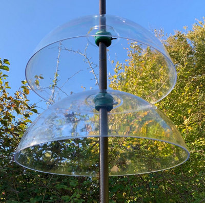 Squirrel Proof Baffle Protection for Wild Bird Feeders (Set of 4)