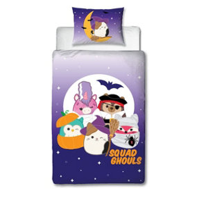 Squishmallows Ghouls Single Panel Duvet and Pillowcase Set