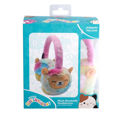 Squishmallows plush Bluetooth headphone - Leonard