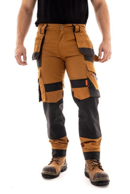 SSS Mens Work Trousers Cargo Combat Workwear Pants Holster Pockets ...