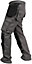 SSS Mens Work Trousers Cordura Knee Pockets Work Pants, Grey, 38in Waist - 32in Leg - Regular
