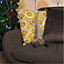 St Helens Home and Garden Festive Xmas Sitting Christmas Gonk- Grey