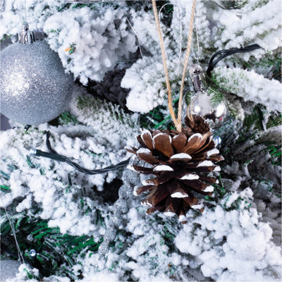 St Helens Home and Garden Hanging Pine Cone Decoration - Pack of 6