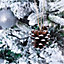 St Helens Home and Garden Hanging Pine Cone Decoration - Pack of 6
