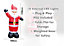 St Helens Home and Garden Inflatable Father Christmas with LED Lights 170cm Height
