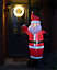 St Helens Home and Garden Inflatable Father Christmas with LED Lights 170cm Height