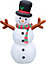 St Helens Home and Garden Inflatable Snowman with LED Lights 180cm Height