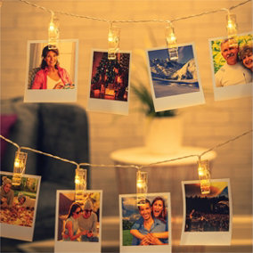 St Helens Home and Garden LED Battery Powered Photo Picture Clip String Lights