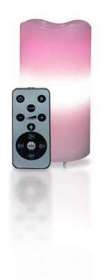 St Helens Home and Garden LED Candle Projector Pink Hearts