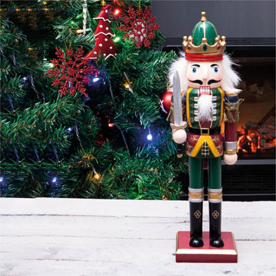 St Helens Home and Garden Nutcracker with Drum Christmas Decoration