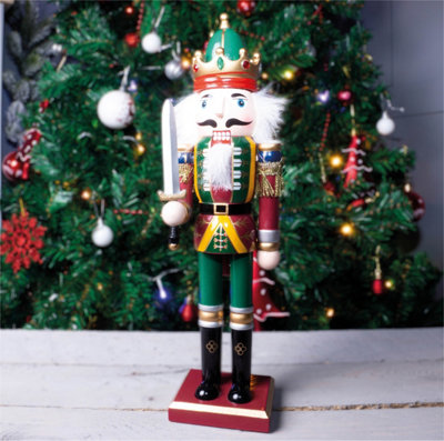 St Helens Home and Garden Nutcracker with Drum Christmas Decoration