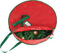 St Helens Home and Garden Seasonal Wreath Storage Bag 700x700x150mm