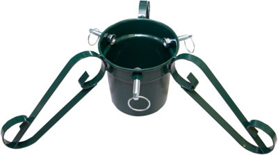 St Helens Home and Garden Up to 2.6M Real Festive Christmas Tree Stand Holder with Water Tank - 5