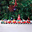 St Helens Home and Garden Wooden Christmas Train Set Decoration in Red