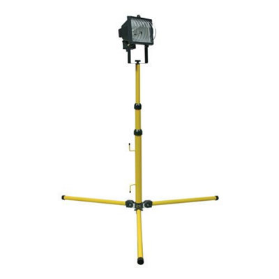 ST500S Single Head Modern 110V Yellow Adjustable Tripod LED Floodlights 20W