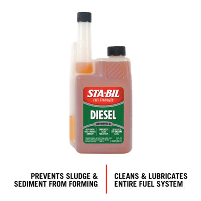 STA-BIL Diesel Fuel Stabilizer Additive 946ml Quick Starts Performance ...
