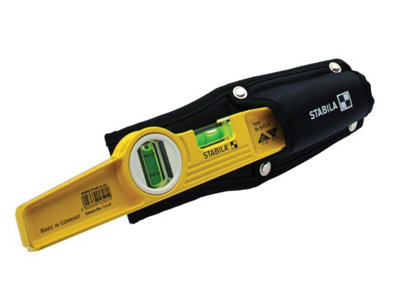 Stabila 02501 81S-10HL Torpedo Level 25cm & Holster STB81S10HL