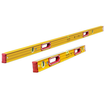 Stabila 196-2 80cm & 180cm Twin Spirit Level 3 Vial