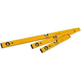 Stabila - 70 Single Plumb Box Section Spirit Level Set, 3 Piece