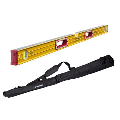 Stabila Double Plumb Ribbed Spirit Level 120cm 1200mm 48" Type 196-2 + Level Bag