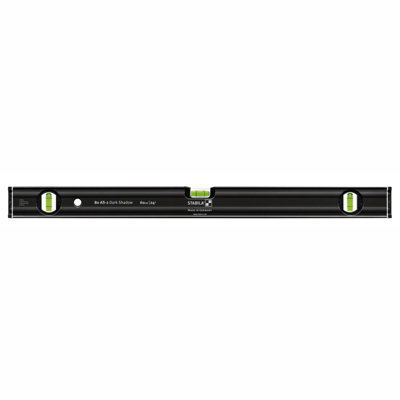 Stabila Limited Edition 80AS-2 Dark Shadow Spirit Level Set 60cm 120cm ...