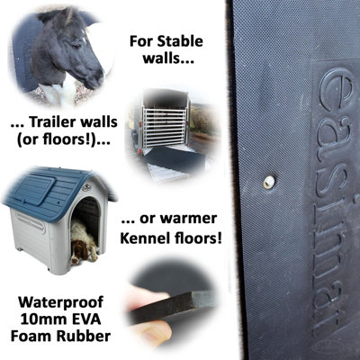 Stable Wall Mat Horsebox Trailer EVA 6ft x 4ft x 10mm Equine Pony - 4