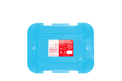 Stack n Store 25L Plastic Storage Box with Lid - Nestable & Stackable ...